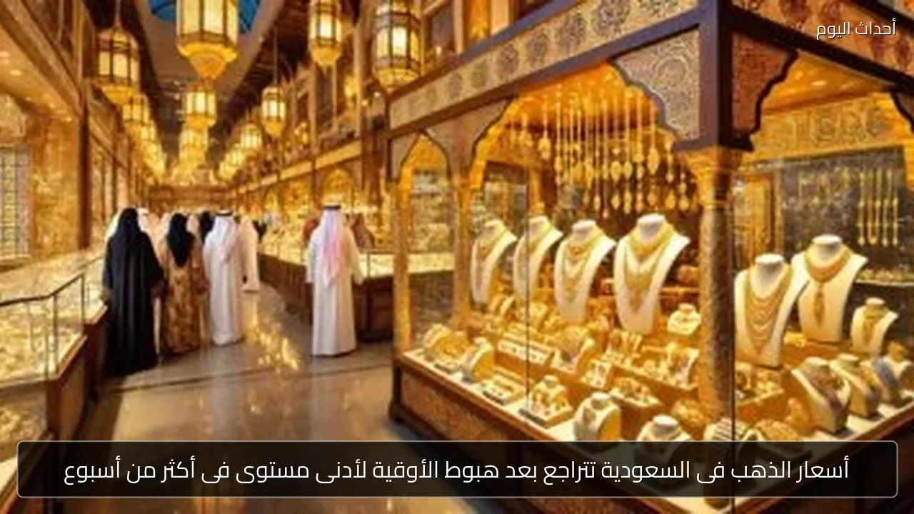 أسعار الذهب في السعودية تتراجع مع هبوط الأوقية
