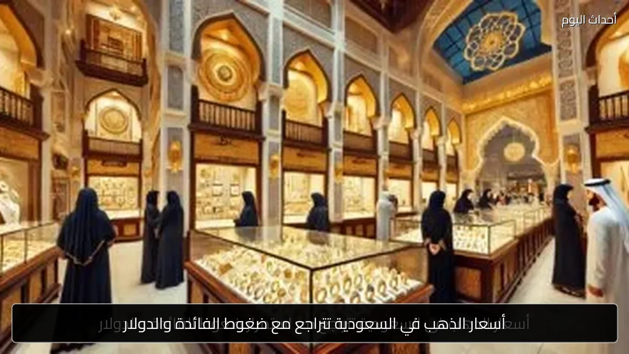 أسعار الذهب في السعودية تتراجع مع ضغوط الفائدة والدولار