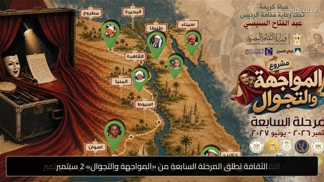 الثقافة تطلق المرحلة السابعة من «المواجهة والتجوال» 2 سبتمبر
