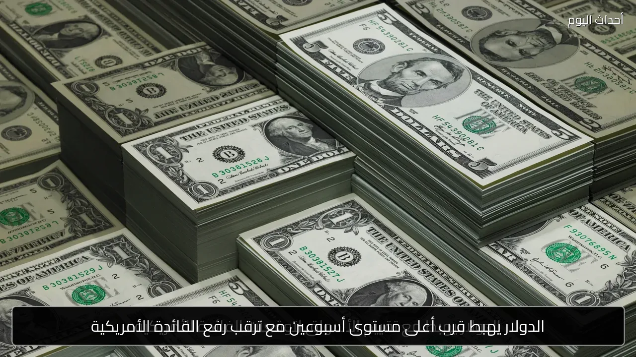 الدولار يهبط قرب أعلى مستوى أسبوعين مع ترقب رفع الفائدة الأمريكية