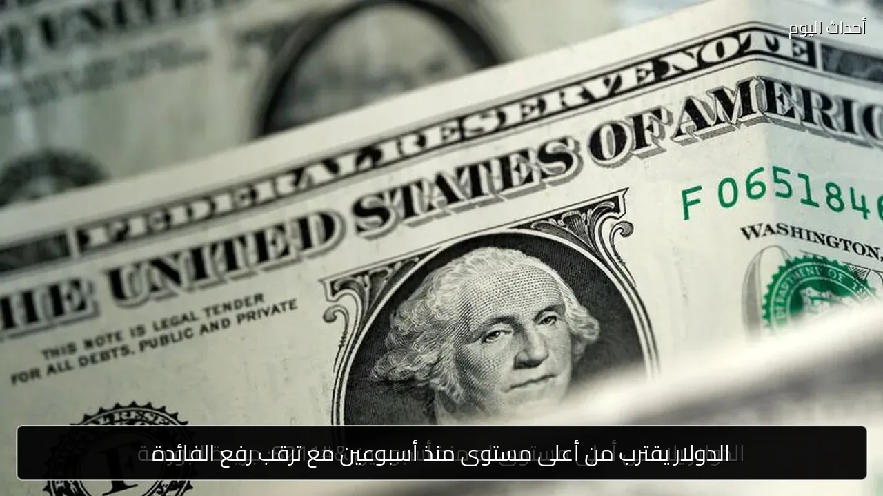 الدولار يقترب من أعلى مستوى منذ أسبوعين مع ترقب رفع الفائدة