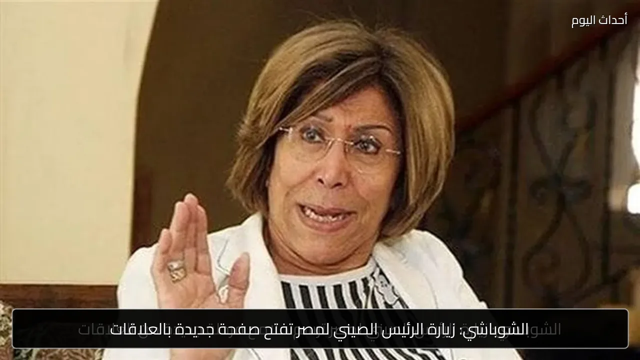 الشوباشي: زيارة الرئيس الصيني لمصر تفتح صفحة جديدة بالعلاقات