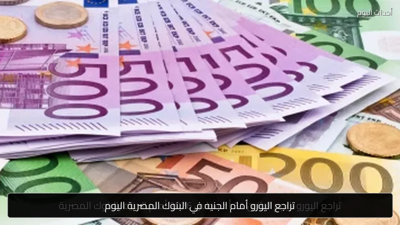 تراجع اليورو أمام الجنيه في البنوك المصرية اليوم