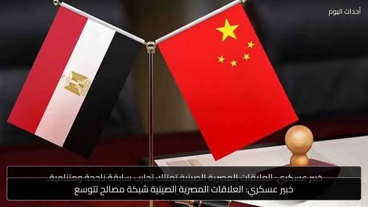 خبير عسكري: العلاقات المصرية الصينية شبكة مصالح تتوسع