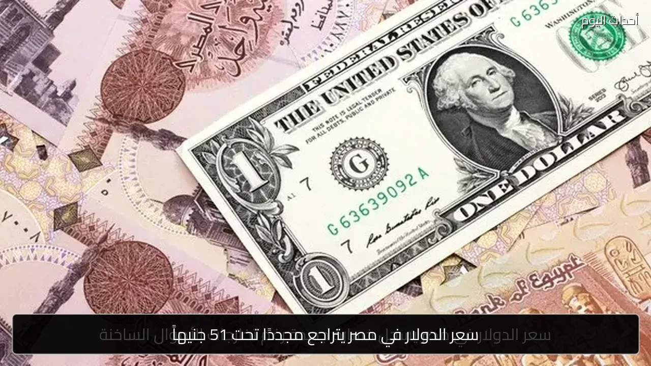 سعر الدولار في مصر يتراجع مجددًا تحت 51 جنيهاً