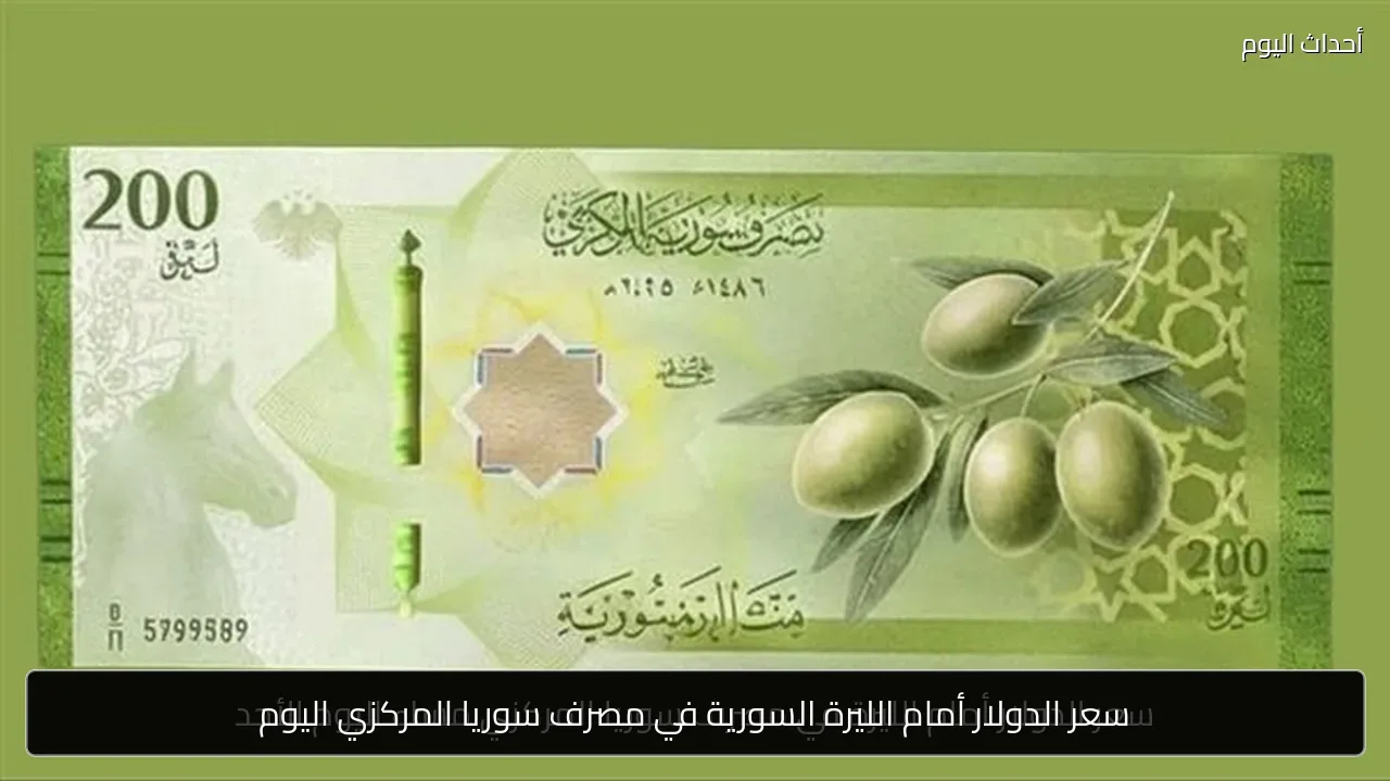سعر الدولار أمام الليرة السورية في مصرف سوريا المركزي اليوم