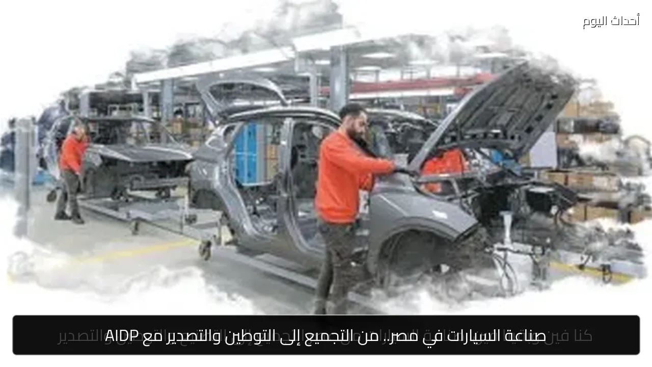 صناعة السيارات في مصر.. من التجميع إلى التوطين والتصدير مع AIDP