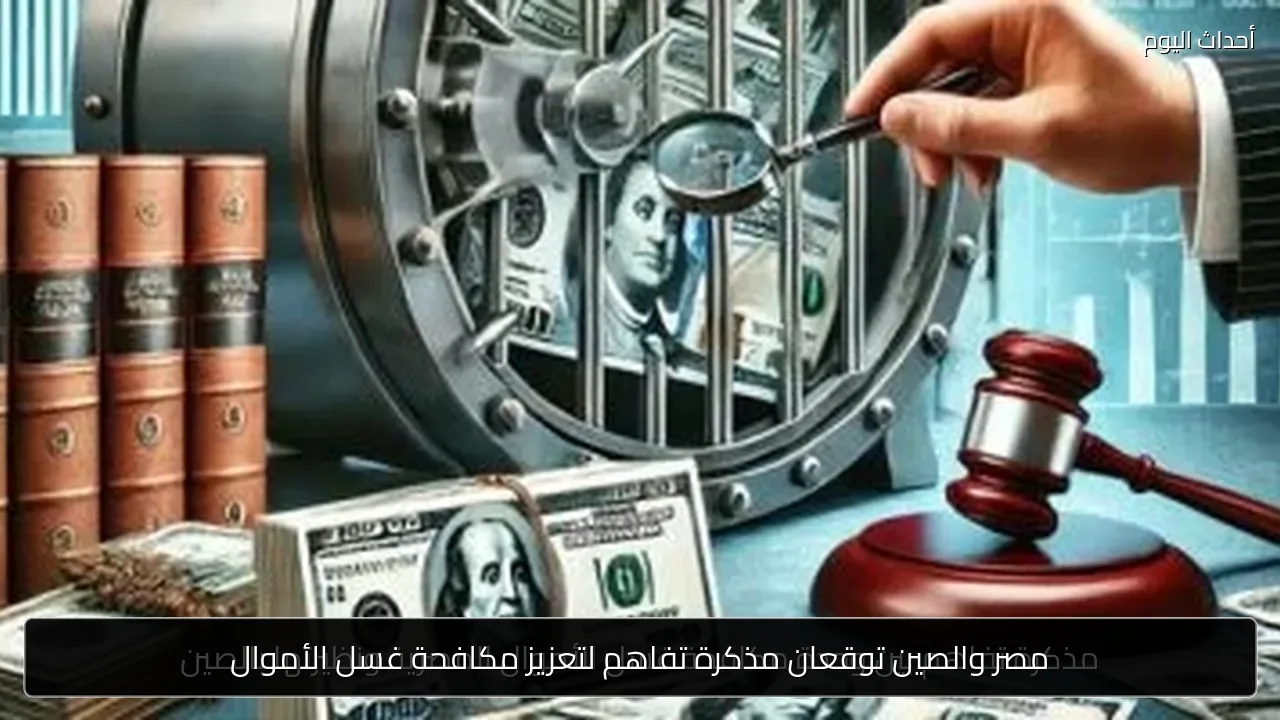 مصر والصين توقعان مذكرة تفاهم لتعزيز مكافحة غسل الأموال