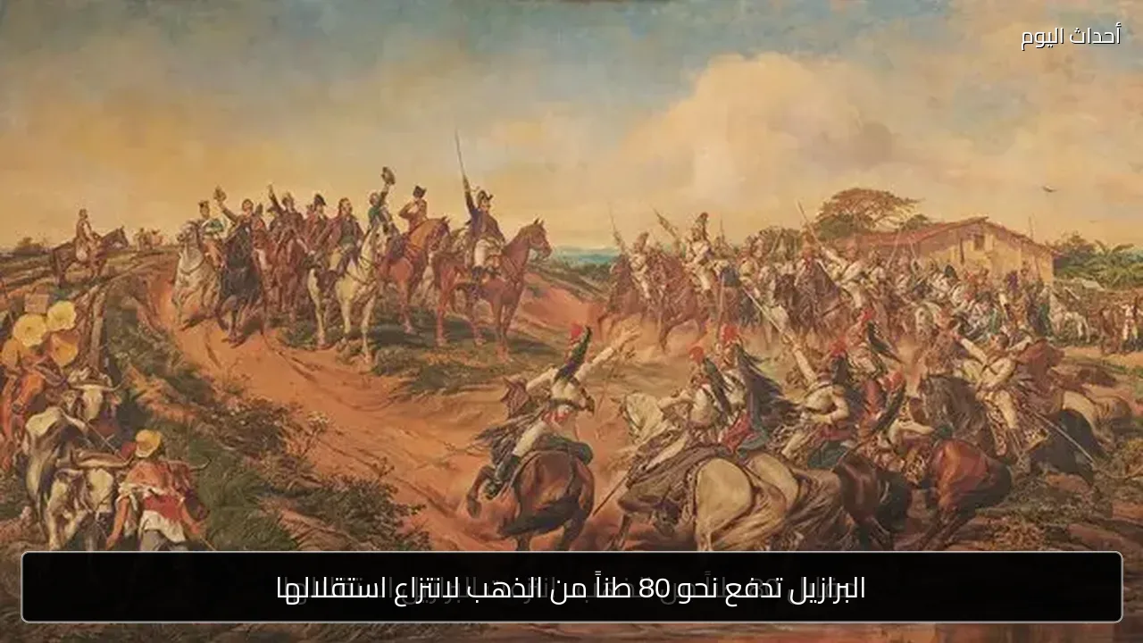 البرازيل تدفع نحو 80 طناً من الذهب لانتزاع استقلالها