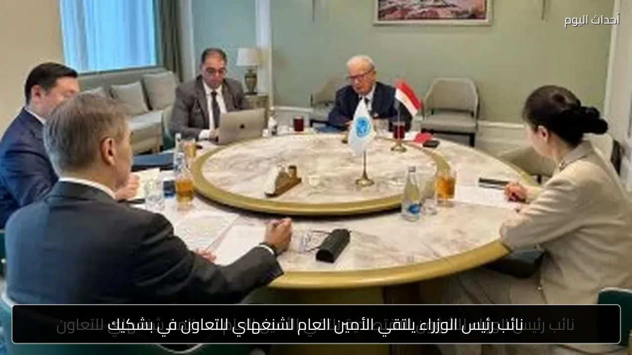 نائب رئيس الوزراء يلتقي الأمين العام لشنغهاي للتعاون في بشكيك