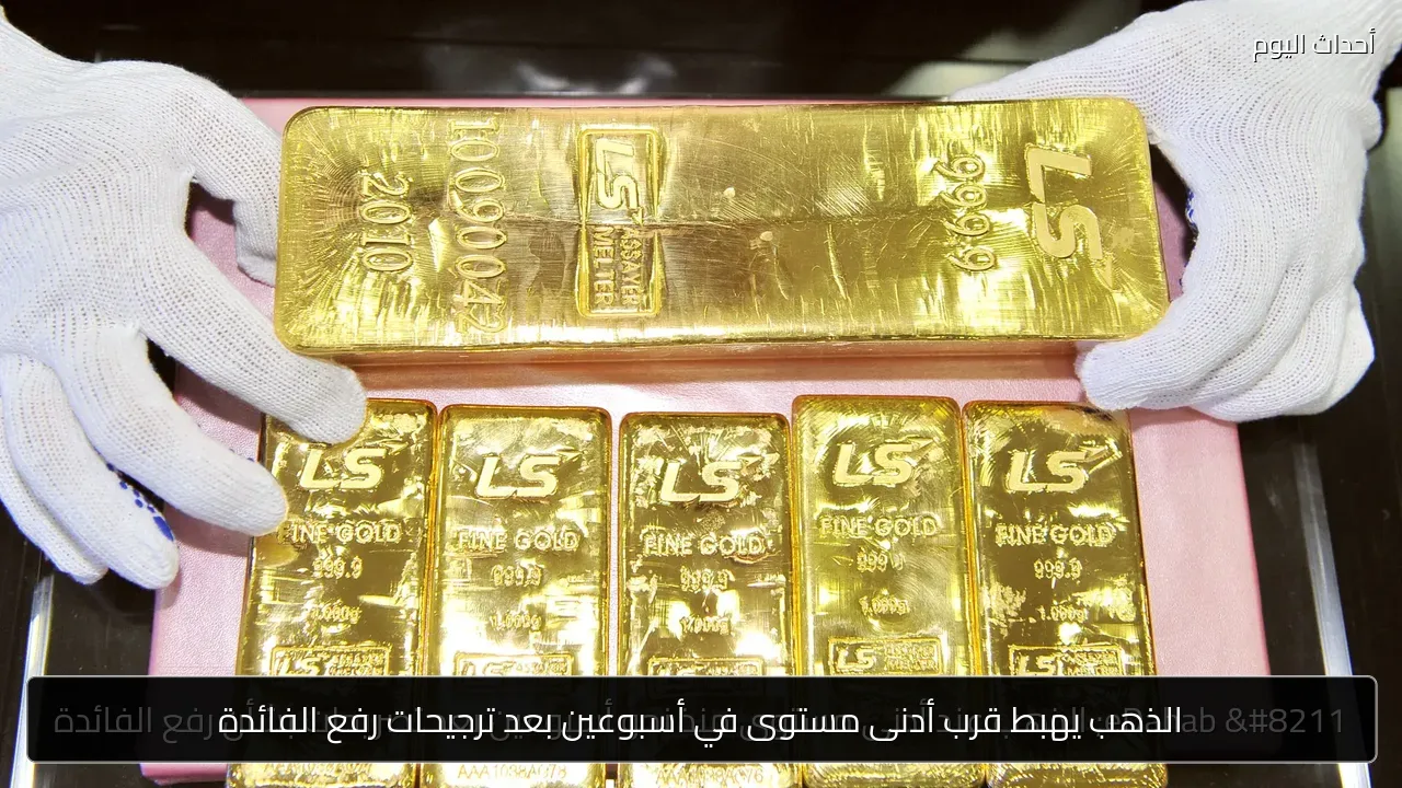 الذهب يهبط قرب أدنى مستوى في أسبوعين بعد ترجيحات رفع الفائدة