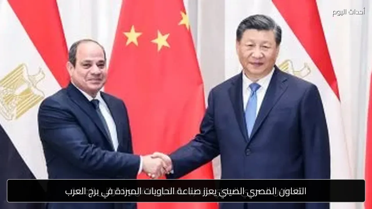 التعاون المصري الصيني يعزز صناعة الحاويات المبردة في برج العرب