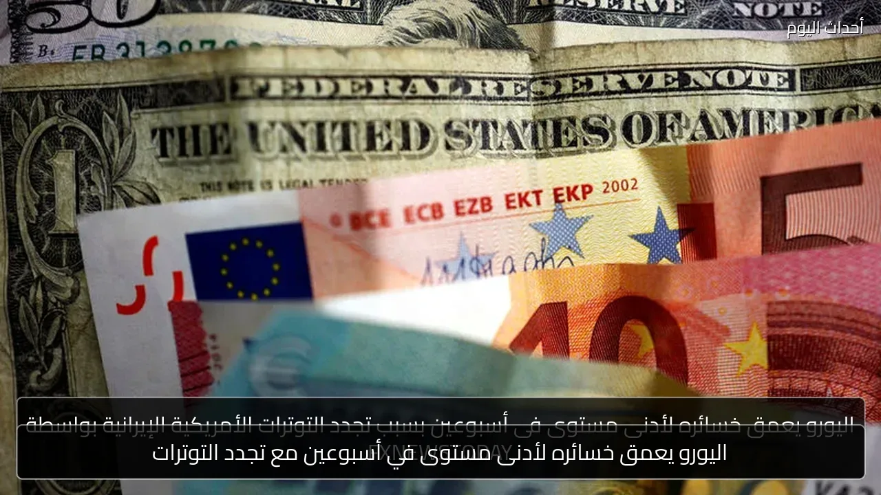 اليورو يعمق خسائره لأدنى مستوى في أسبوعين مع تجدد التوترات