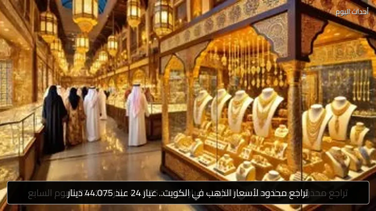 تراجع محدود لأسعار الذهب في الكويت.. عيار 24 عند 44.075 دينار