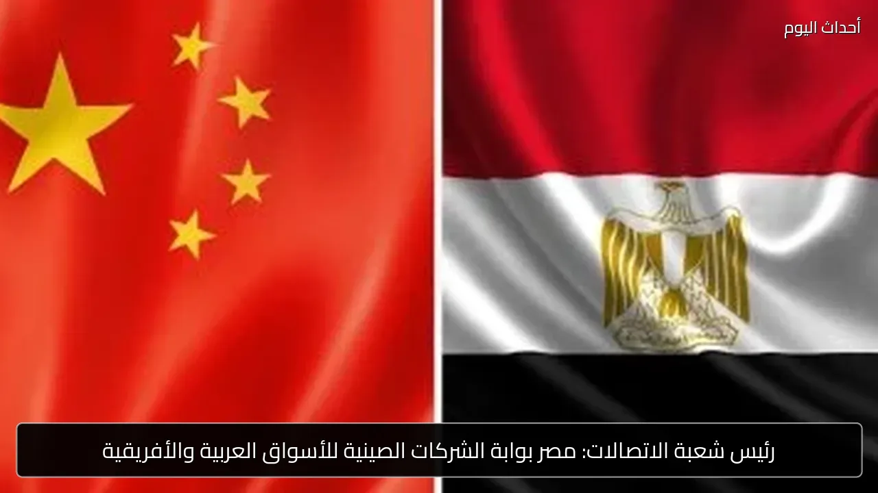 رئيس شعبة الاتصالات: مصر بوابة الشركات الصينية للأسواق العربية والأفريقية