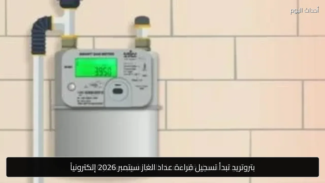 بتروتريد تبدأ تسجيل قراءة عداد الغاز سبتمبر 2026 إلكترونياً