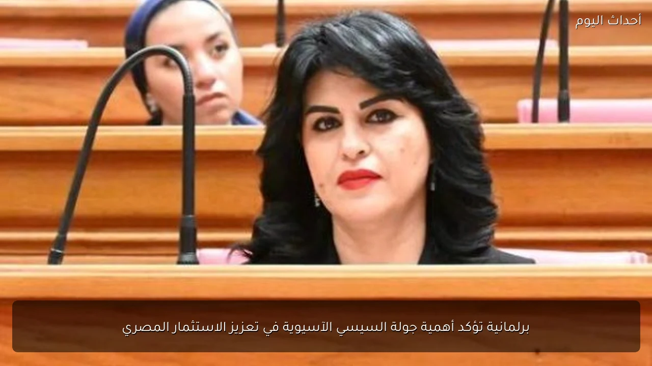 برلمانية تؤكد أهمية جولة السيسي الآسيوية في تعزيز الاستثمار المصري