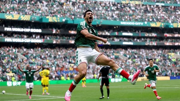 سعادة لاعبي المكسيك بعد الفوز على جنوب أفريقيا في افتتاح كأس العالم 2026