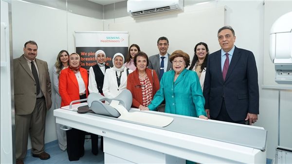 افتتاح مشروعات تطوير المعهد القومي للأورام بحضور نوال الدجوي