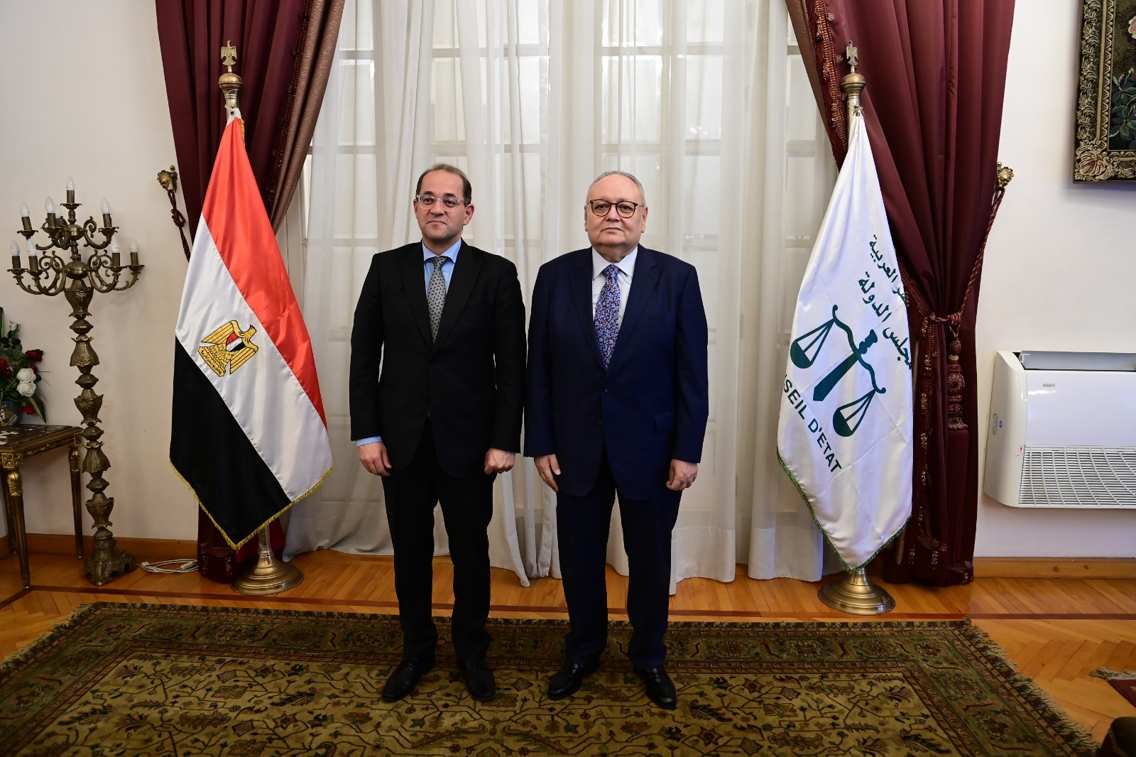 رئيس مجلس الدولة يستقبل وزير المالية