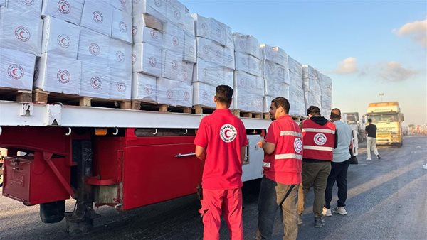 مصر تواصل دعم غزة.. انطلاق قافلة «زاد العزة 217» لدعم الأشقاء الفلسطينيين