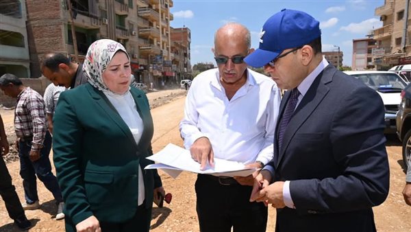 بالصور.. محافظ الغربية يتفقد أعمال تطوير وتوسعة شوارع مدينة بسيون
