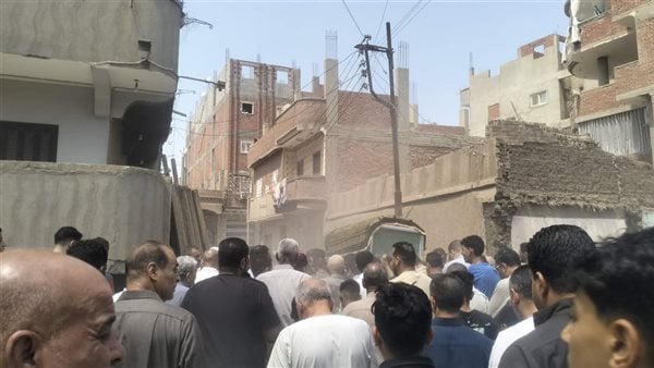 تشييع جنازة ضحية كفر شكر بالقليوبية بعد ما لقي مصرعه حرقًا بسبب خلافات الجيرة