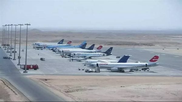 مطار مرسى علم الدولي يستقبل 11 رحلة طيران دولية بينها 5 من التشيك