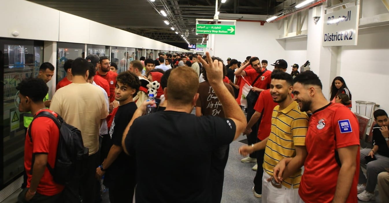 مونوريل شرق النيل وسيلة الجماهير لتشجيع مصر في العاصمة الجديدة (5)