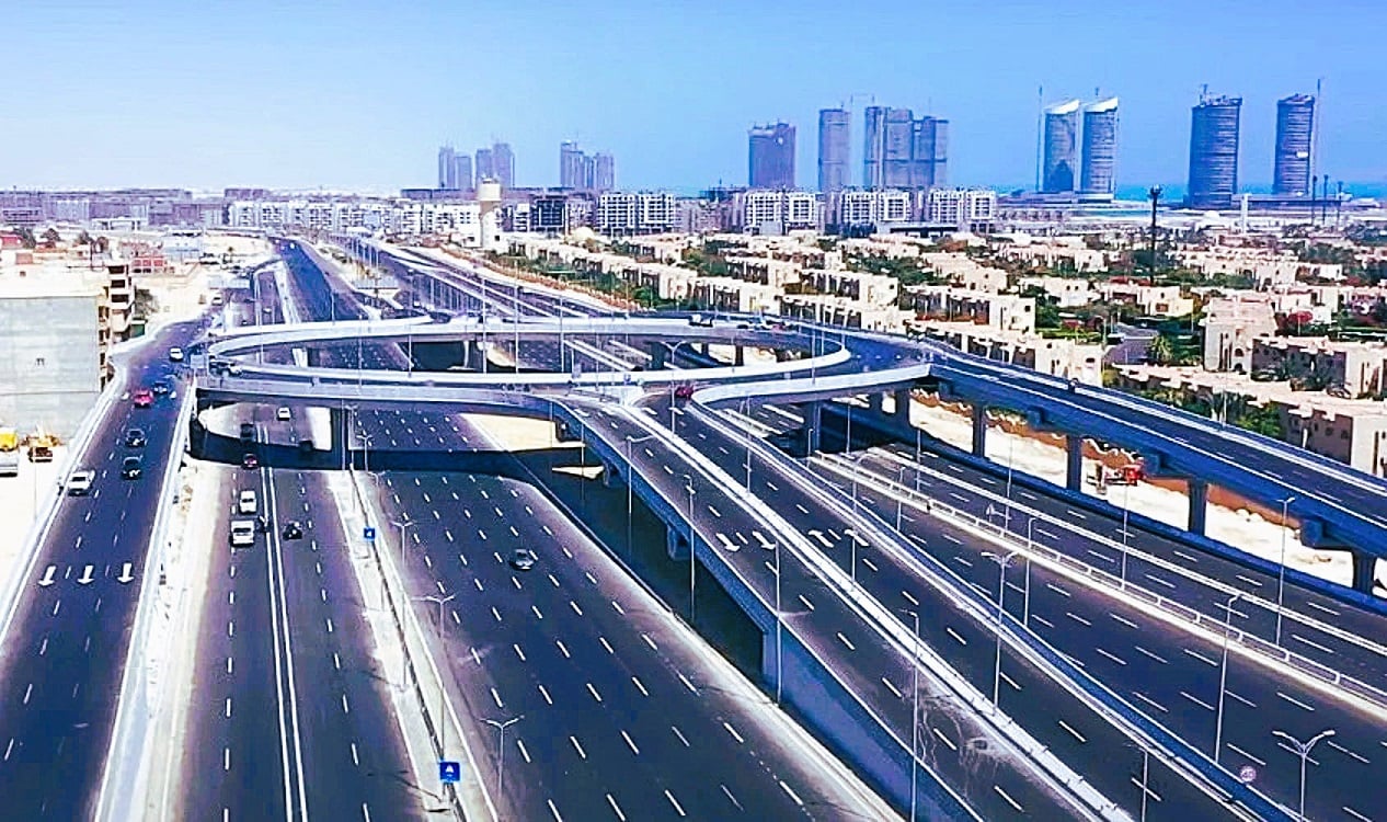طريق مطروح الساحلي -منطقة-العلمين-الجديدة