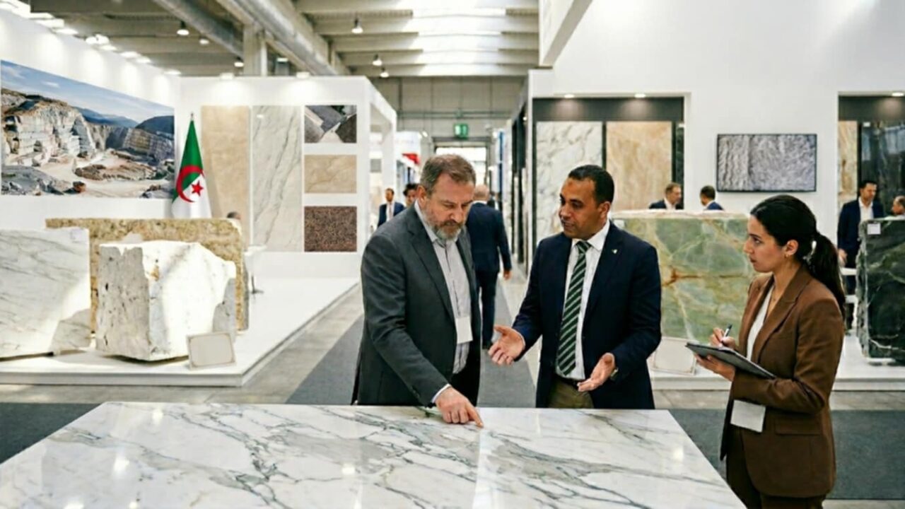 مارموماك 2026: آفاق جديدة للرخام الجزائري في الأسواق العالمية