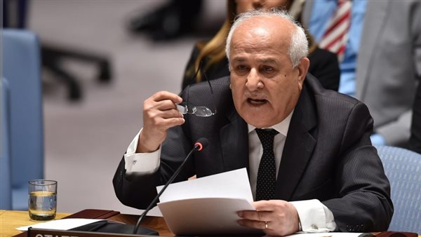 مندوب فلسطين في مجلس الأمن: حان الوقت لاحترام سيادة فلسطين ولبنان وسوريا
