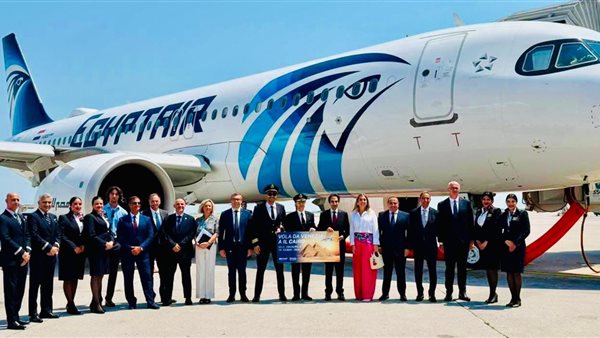 بسام راضي يدشن خطًا جويًا مباشرًا جديدًا لمصر للطيران بين القاهرة وفينيسيا