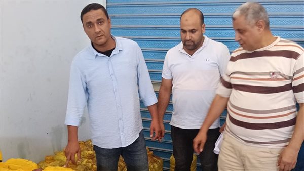 ضبط 560 كيلو من زيوت الطعام مجهولة المصدر في الإسكندرية