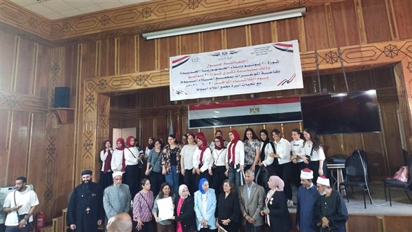 احتفالية في إعلام أسيوط بمناسبة ثورة 30 يونيو وبناء الجمهورية الجديدة