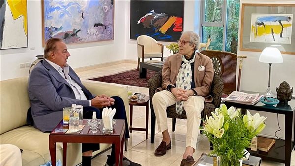 زيارة رئيس المجلس الوطني للفنون البحريني لمتحف فاروق حسني بالزمالك