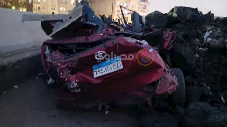 8 مصابين في حادث تصادم مروع على الطريق الأوسطي بأكتوبر