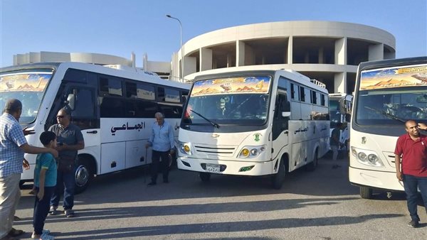 أتوبيسات لنقل طلاب الثانوية العامة مجانًا لأداء الامتحانات بالمنيا