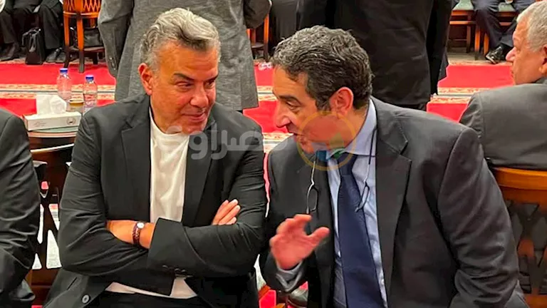 خالد مرتجي يشارك في عزاء الدكتور عمرو حلمي وزير الصحة الأسبق – (صور)