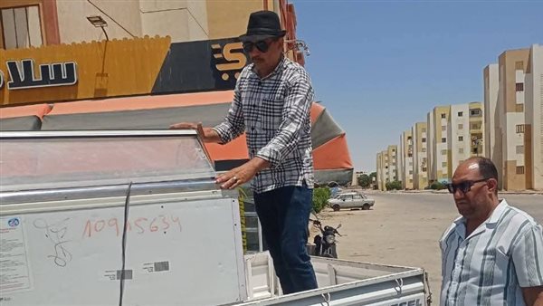 إزالة التعديات والإشغالات في مدينة المستشار عدلي منصور بالسويس