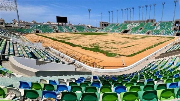 استاد المصري الجديد يشهد تقدم ملحوظ في التنفيذ ضمن تطوير البنية التحتية الرياضية