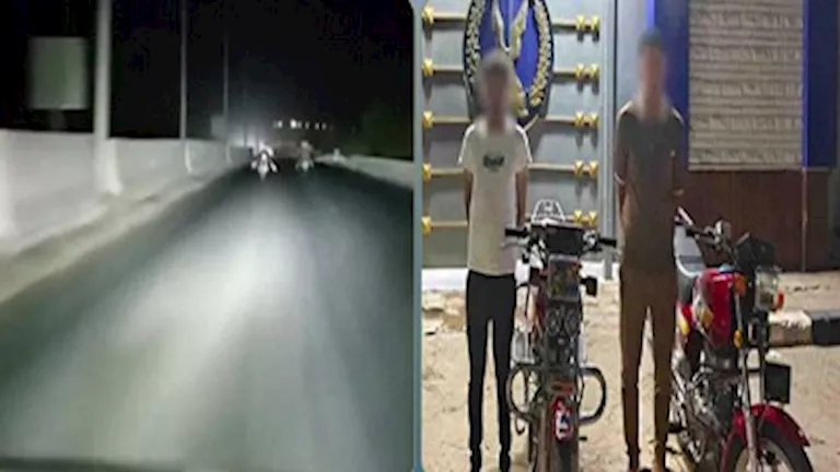 ضبط شابين بعد استعراض متهور على دراجات نارية في المنوفية