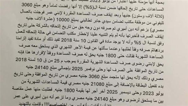 استغاثة أب من الإسكندرية.. يطالب بعودة مساعدات نجليه من ذوي الهمم