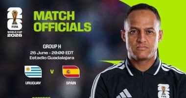 الأمريكي إسماعيل الفاتح يدير مواجهة أوروجواي وإسبانيا في كأس العالم 2026