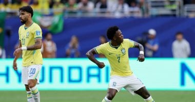 البرازيل تتفوق على اسكتلندا بهدفين فينيسيوس في الشوط الأول