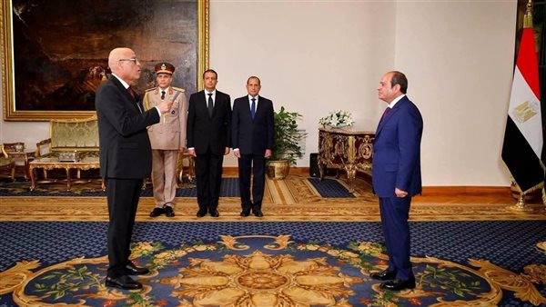 الرئيس السيسي يشهد أداء المستشار عبد الناصر أبو العزم اليمين القانونية كرئيس لهيئة قضايا الدولة