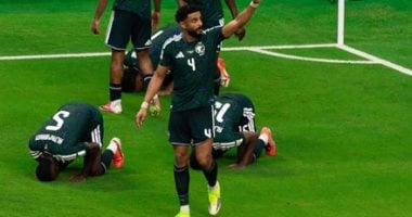 السعودية تتقدم على أوروجواي بهدف نظيف فى الشوط الأول بكأس العالم.. صور