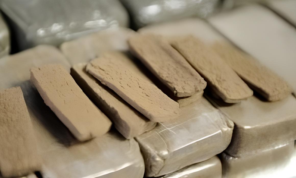 الجمارك بالتنسيق مع الجيش تحجز أكثر من 1.3 طن من الكيف المعالج في بشار