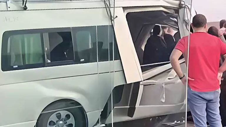 16 مصابًا في حادث تصادم مروع على الطريق الإقليمي بالمنوفية