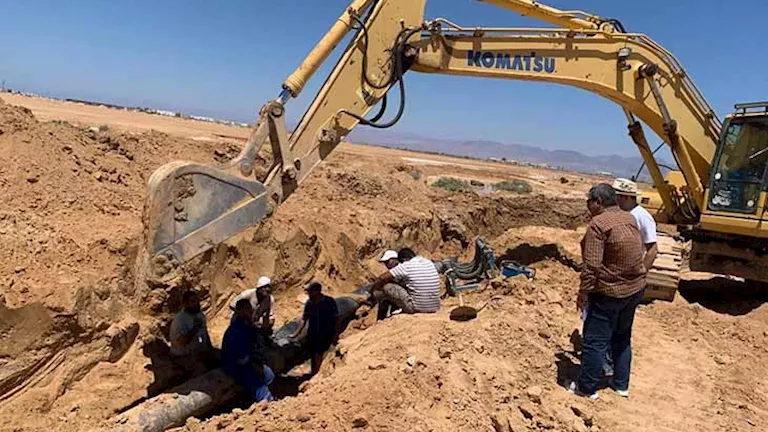 عودة ضخ مياه الشرب إلى الميناء والمزينة في نويبع بعد انقطاع 48 ساعة